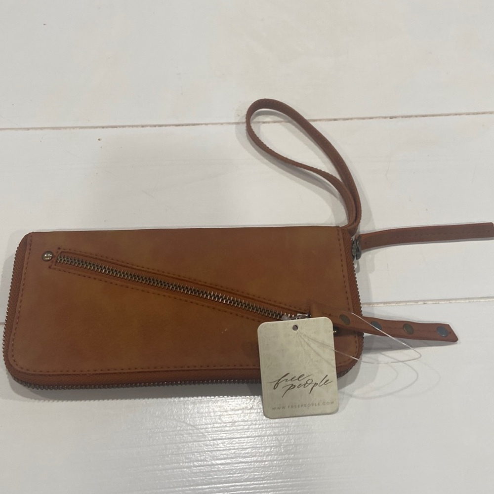 NWT Free People Vegan Leather Wallet/Wristlet